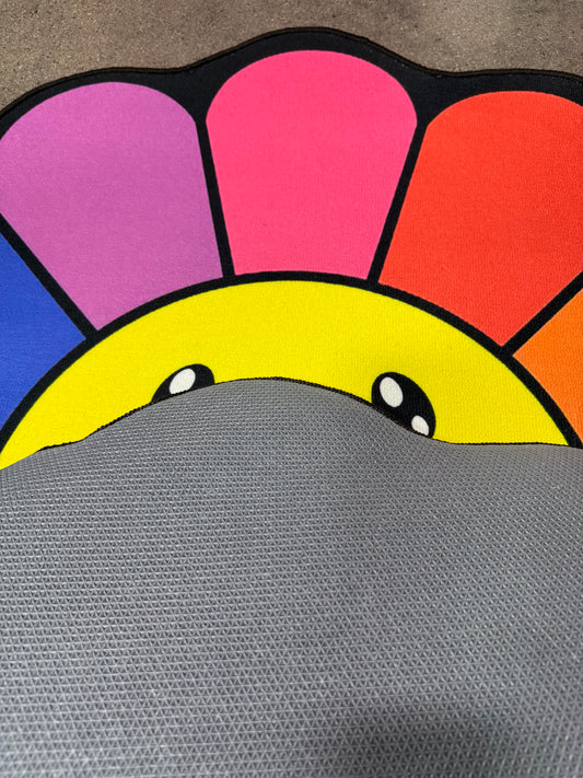 Color Flower Hypebeast 3ft x 3ft Area Rugs 3D Print Large Carpet Anime Card Rugs for Boys Girls Kids Bedroom Non-Slip Floor Mat for Living Room Home Decor Rug