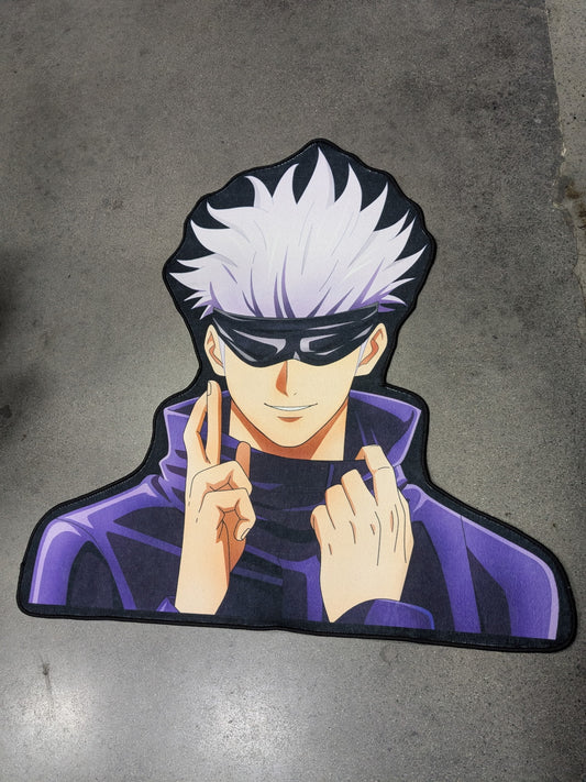 JJK Gojo Anime Cartoon Area Rugs 3D Print Large Carpet Bedroom Non-Slip Floor Mat for Living Room Home Decor Rug 2' x 3'