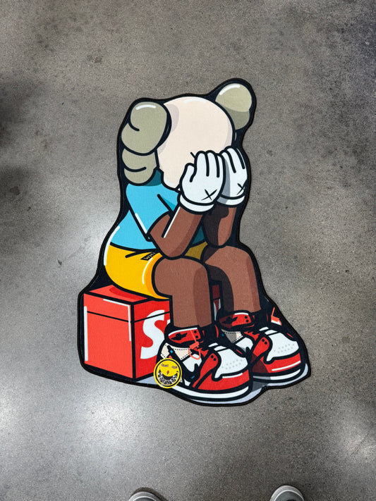 Hype beast Area Rugs 3D Print Large Carpet Anime Card Rugs for Boys Girls Kids Bedroom Non-Slip Floor Mat for Living Room Home Decor Rug 2' x 3'