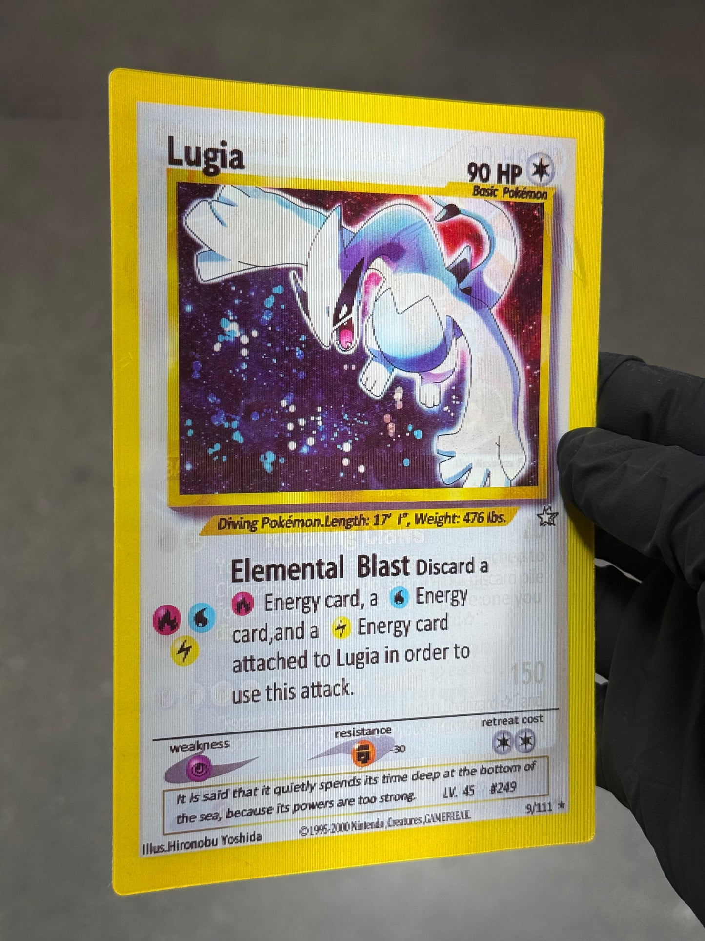Lugia , Rayquaza , CharizardAnime 3D Motion Waterproof Sticker Pokemon
