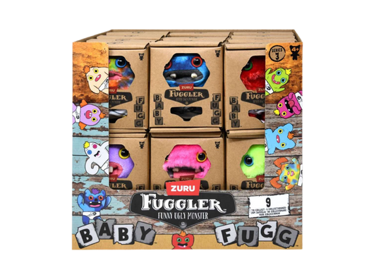1 Piece Baby Fuggs 3.5" Mini Plush Fuggler i Series 3, Randomly, 1 Count