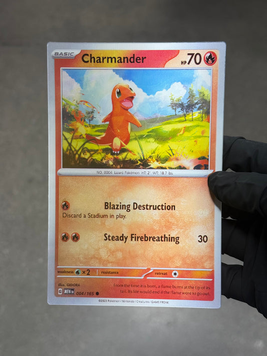 Charmander , Bulbasaur , Squirtle Anime 3D Motion Waterproof Sticker Pokemon