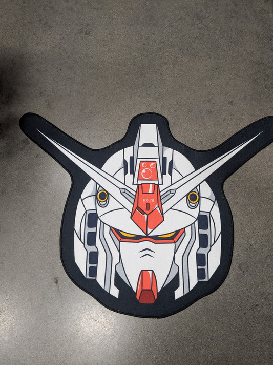 Gundamm Anime Cartoon Area Rugs 3D Print Large Carpet Bedroom Non-Slip Floor Mat for Living Room Home Decor Rug 2' x 3'