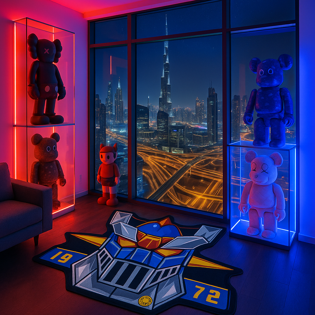 Mazingerr Area Rugs 3D Print Large Carpet Anime Card Rugs for Boys Girls Kids Bedroom Non-Slip Floor Mat for Living Room Home Decor Rug 3ft x 2ft