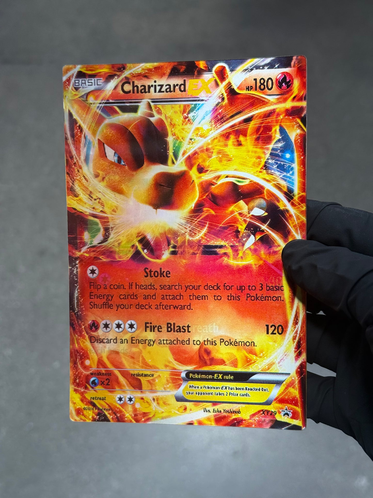 Charizard Anime 3D Motion Waterproof Sticker Pokemon
