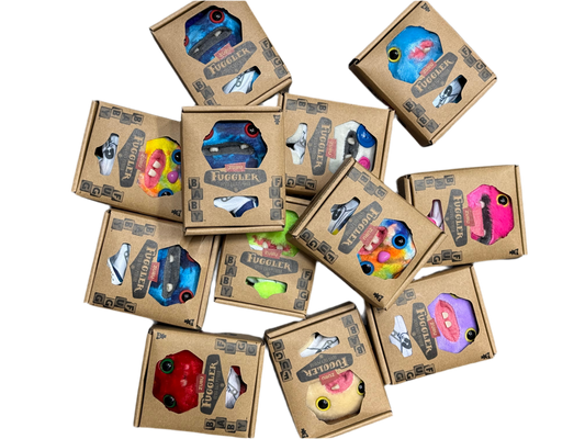 1 Piece Baby Fuggs 3.5" Mini Plush Fuggler i Series 3, Randomly, 1 Count