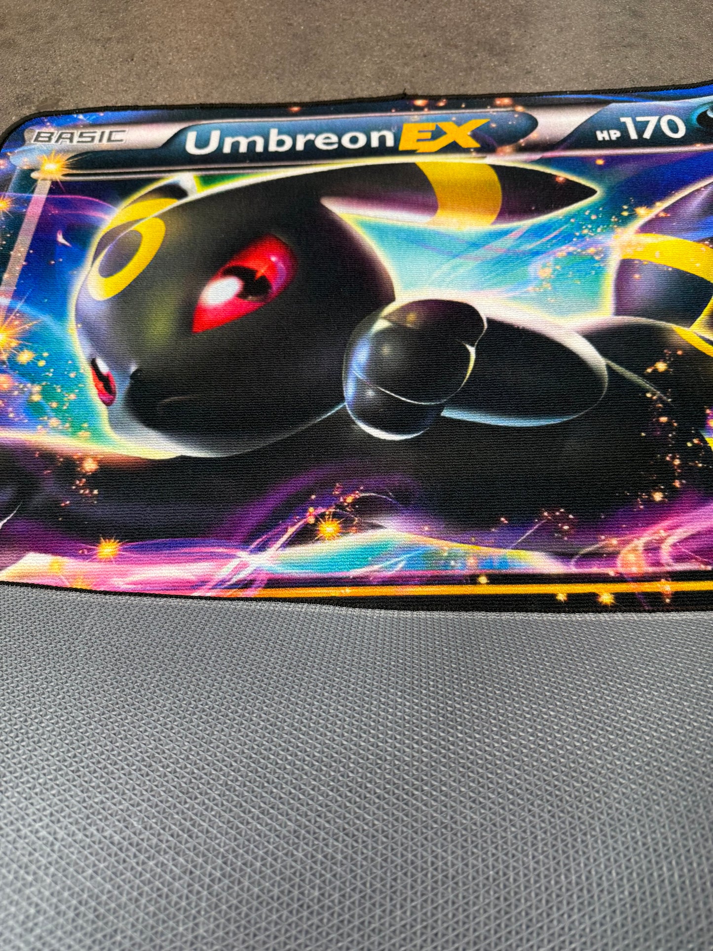 Umbreon Ex 3ft x 2ft Area Rugs 3D Print Large Carpet Anime Card Rugs for Boys Girls Kids Bedroom Non-Slip Floor Mat for Living Room Home Decor Rug 2' x 3'
