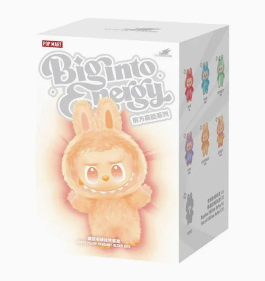 Labubu The Monsters Big into Energy Series Vinyl Plush Pendant Sealed Case (1 Blind Box) Plush keychain