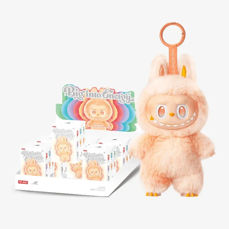 Labubu The Monsters Big into Energy Series Vinyl Plush Pendant Sealed Case (1 Blind Box) Plush keychain