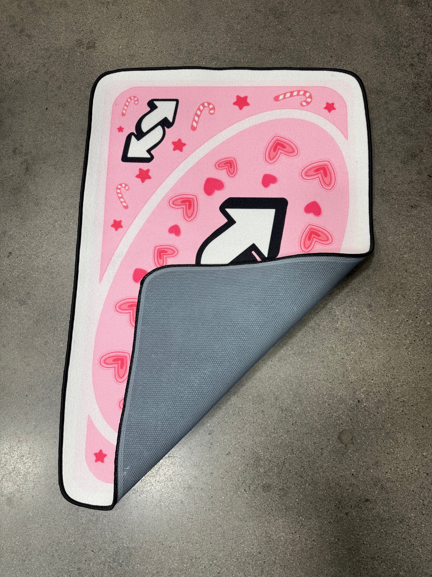 Pink Reverse card Rug